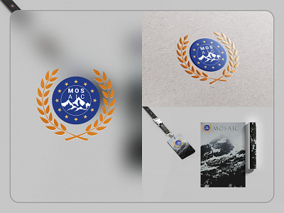 MOSAIC - students' society from University of Peshawar branding design graphic design illustration logo vector