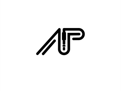 Audio Plug Logo branding logo design modern monogram