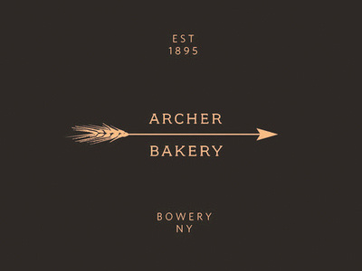 Archer Bakery Ny brand identity kyle poff logo