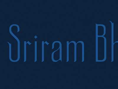 Sriram Bhat brand identity kyle poff logo typography