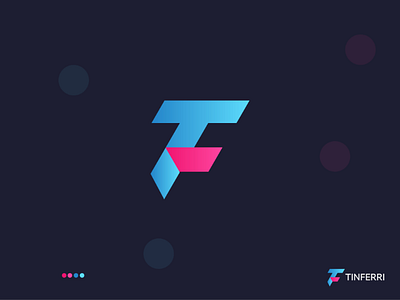 TF letter logo concept