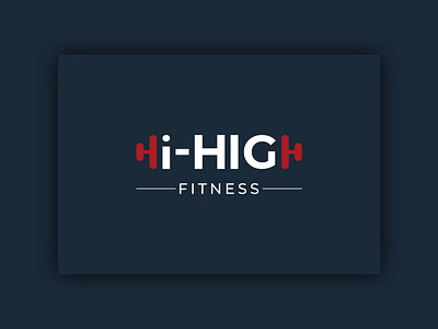 Hi-HIGH Fitness Brand Logo brand branding creative design exercise fit fitness graphic design gym idea logo logo trends 2020 logotype minimal modern simple sports trainer tre unique