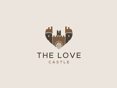 The Love Castle Logo abstract branding business castle clean collection concept consultant design idea inspiration logo logodesign logotype love mark minimal modern realestate service