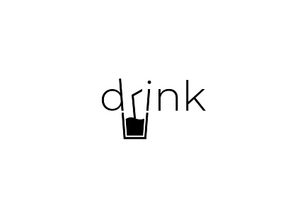 Drink word Creative logo abstract branding cafe concept creative cup drink expressive word icon idea logo logo trends 2022 logomark logotype minimal minimalist modern unique word wordmark