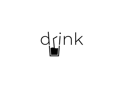 Drink word Creative logo abstract branding cafe concept creative cup drink expressive word icon idea logo logo trends 2022 logomark logotype minimal minimalist modern unique word wordmark