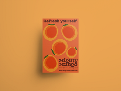 Refresh yourself. branding illustrator label design marketing packaging poster retro vector