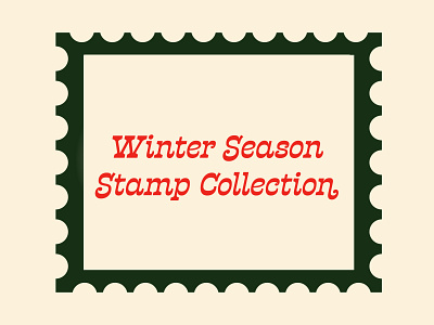 Winter Season Stamp Collection 💌