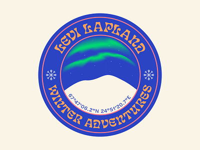 Winter adventures design illustration illustrator patch design vector