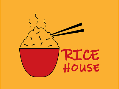 Logo Design Concept 2 | Rice House branding design flat illustration logo