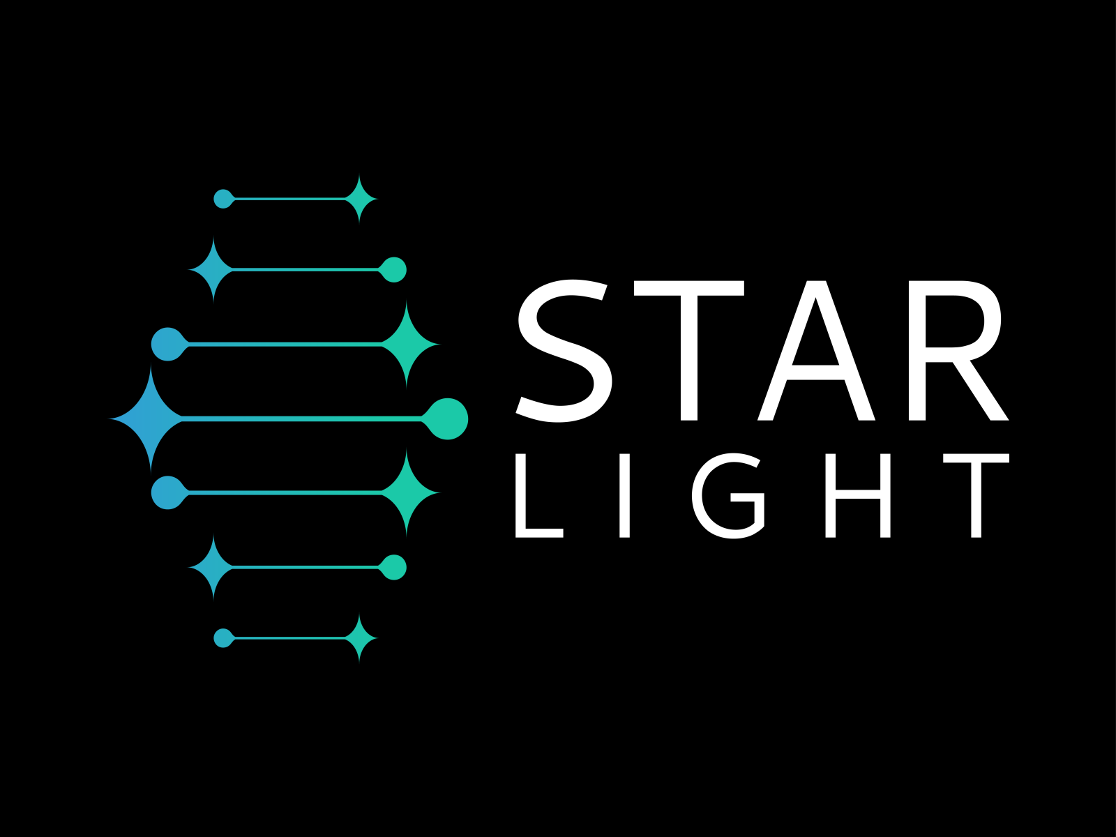 logo design concept 7 star light by design den on dribbble dribbble