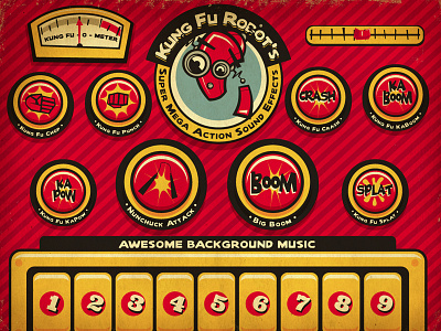 Kung Fu Robot Soundboard awesomeness ipad kung fu robots sound