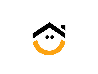 SMILE HOUSE LOGO design house logo logo design logodesign modern simple smile smiles symbol
