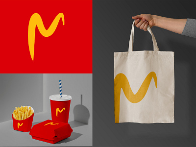 Redesign logo Mcdonald's branding design graphic design logo logo design