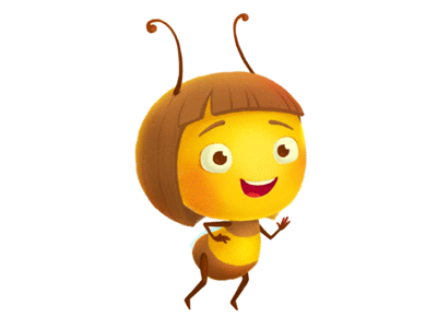 Hi animation 2d animation after effects bee cartoon character