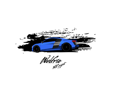 Wulfric car illustration vector