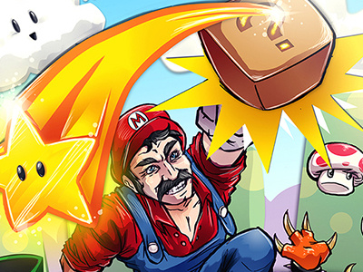 Super Mario Tribute - Marvel/DC Comic Style