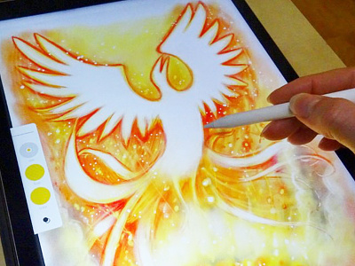 Phoenix - Adobe Sketch on iPad Pro adobe sketch apple pencil art digital art digital painting drawing fire illustration ipad painting phoenix photoshop