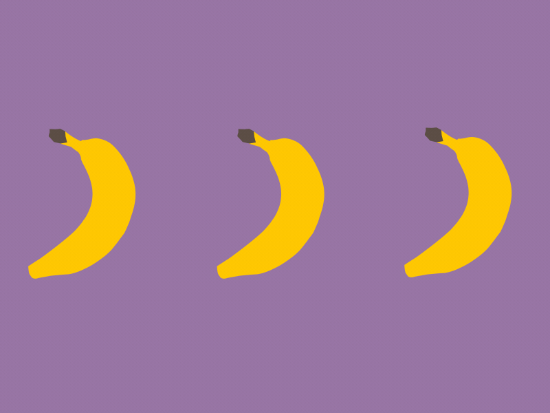 Dancing Bananas after effects animation banana flat design fruit with faces illustration mo graph motion design motion graphics