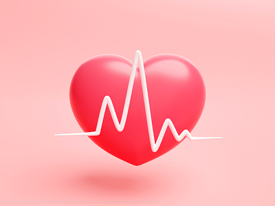 Heart beat illustration