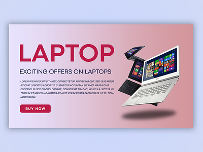 Laptop Sale Webpage