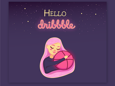 Postcard for Dribbble!