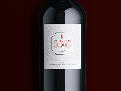 Wine Label - "Paço dos Duques" Red Wine