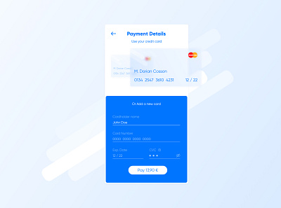 Daily UI 02 card card checkout dail ui 02 daily100challenge ui challenge uidesign uxdesign