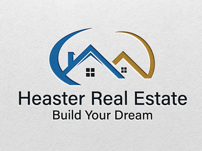 Real Estate Logo design flat graphic design icon illustration logo minimal typography vector web