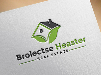 Real Estate Construction realtor property logo