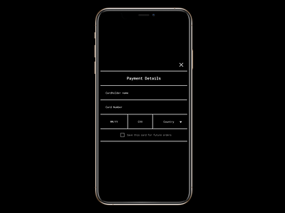 002 DailyUI Challenge - Credit Card Checkout app dailyui dailyuichallenge design figma figmadesign flat minimal mobile mobile app payment form