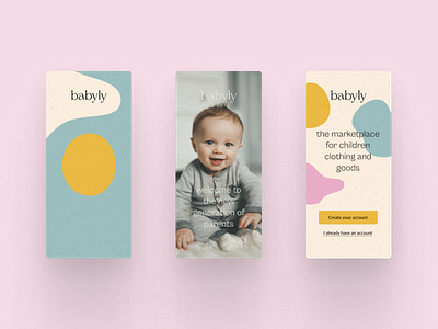 babyly - flash & welcome branding design figma figmadesign ui