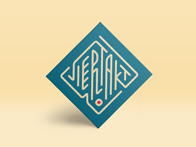 Viertakt concept logo flyer logo logo design square type typography