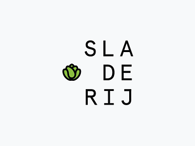 De Sladerij de sladerij lettuce logo logo design salad salad bar sladerij