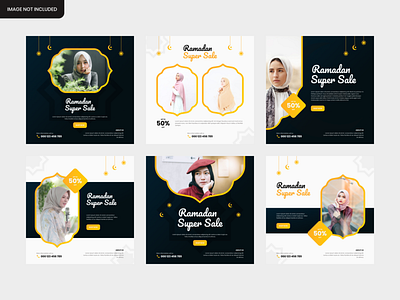 Ramadan Kareem Super Sale Social Media Instagram Post Template