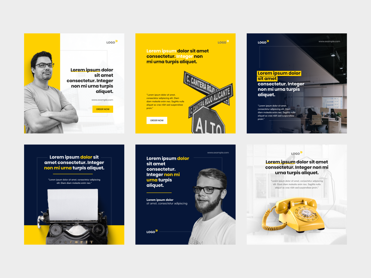 News minimal square banner and social media post template by Anarda ...