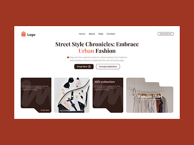 Fashion Landing Page UI Kit Template apparel background banner business buy cartoon clean cloth clothes clothing commerce concept