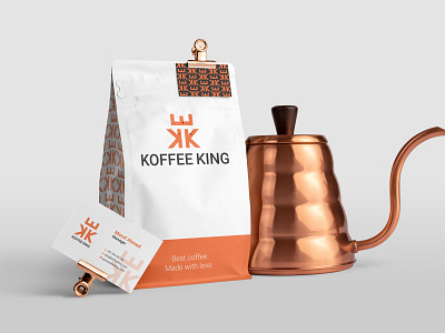 Koffee King Logo design and Branding