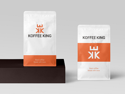 Koffee King Logo design and Branding branding creative logo design flat logo logo design branding logodesign marufiam minimalist design minimalist logo design modern minimalist logo