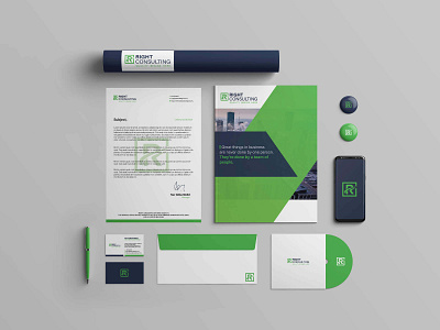 Right Consulting Brand Identity Design brand identity brand identity design brand logo branding company logo creative logo design flat logo graphic design identity design illustration logo logo branding logo design branding marufiam minimalist logo design modern minimalist logo visual identity