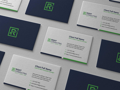 Right Consulting Brand Identity Design brand identity branding branding identity business card business card design business card mockup creative logo design flat logo graphic design identity design illustration logo logo branding logo design branding marufiam minimalist logo design modern minimalist logo