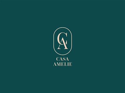 Casa Amelie Logo Design beautiful logo branding casa amelie creative creative logo design flat logo graphic design lettermark logo logo design branding luxury logo marufiam minimalist logo design modern minimalist logo monogram monogram logo