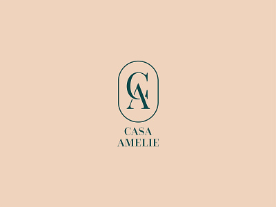 Casa Amelie Logo Design beautiful logo branding casa amelie creative logo design flat logo graphic design logo logo design branding marufiam minimalist logo design modern lettermark modern minimalist logo monogram monogram logo