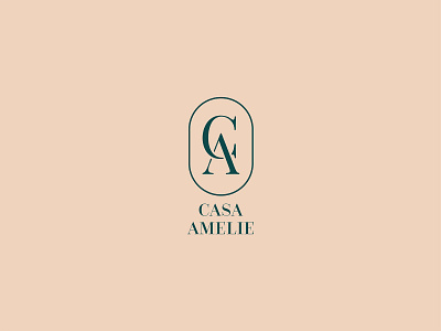 Casa Amelie Logo Design