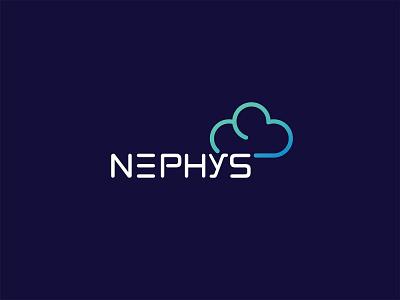 NEPHYS Logo design branding cloud logo creative logo design flat logo graphic design illustration logo logo design branding logo designer marufiam minimalist logo design modern minimalist logo nephys professional logo tech logo