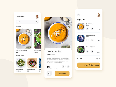 Food ordering app food app food delivery ui ux