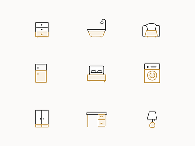 Furniture Icon Set