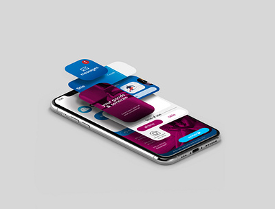 Dreamolo App UI design by: Ali Zamani ali zamani app branding design flat minimal ui ux vector web