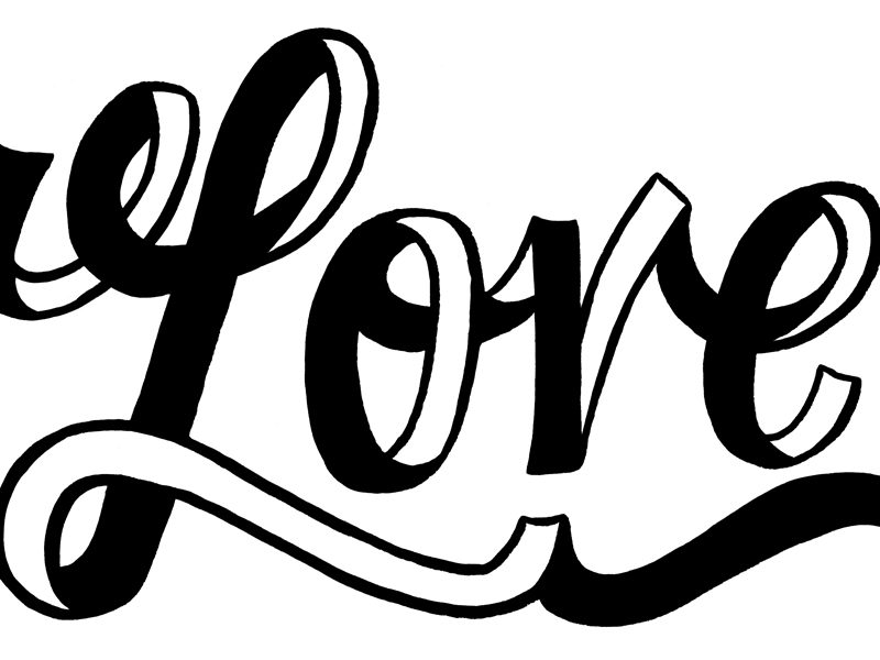 Love type by This Paper Ship on Dribbble