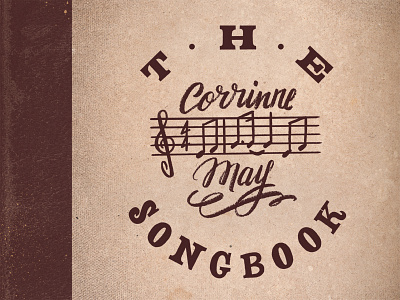 Corrinne May album album art corrinne may music typography