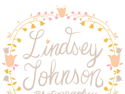 Lindsey Johnson photography flowers illustration logo photography typography